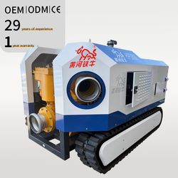 Large Flow Smart Remote Control Drainage Robot High Vacuum Self-Priming Centrifugal Diesel Engine Water Pump