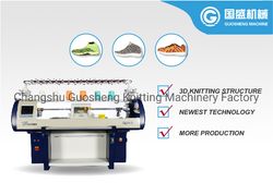 Suzhou Textile Machinery Manufacturer Flyknit Shoe Face Knitting Machine