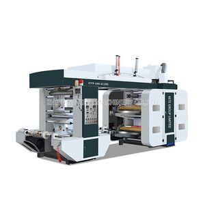 4 Color Printing Machine Stack Flexo Press Kraft Paper Bag Flexographic Machine