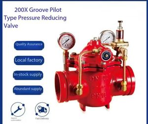 Adjustable Ductile Iron 200X Trench Pilot-Operated Pressure Reducing Valve