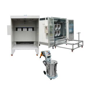 Colo Powder Coating Painting Application Booth and Oven Equipment for Wheel Rim