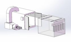 Walk in Powder Coating System