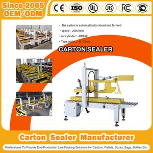 Automatic Carton High Speed Sealing Machine with Top Fold Flaps