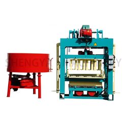 Concrete Hollow Block Making Machine Interlocking Paving Block Solid Brick Machine Qtj4-40