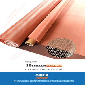 20/40/80/100/200 Mesh Pure Copper Wire Mesh for Electromagnetic Screen