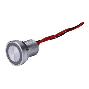 12mm Ring LED Metal Momentary IP68 Waterproof Piezo Switch