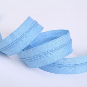 Wholesale Factory Price Nylon Zipper Long Chain #5 Black Nylon Coil Zipper Long Chain Roll