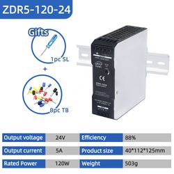 DIN Rail Switching Power Supply 12V 120W 220V AC to DC Converter