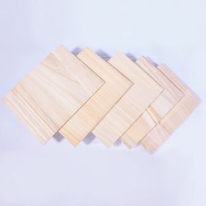 Nature Wood Color Paulownia Wooden Taekwondo Breaking Boards