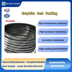 High Pressure Graphite Packing Flexible Graphite Packing Ring Graphite Filler Graphite Nickel Wire Packing Graphite Wire Packing