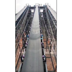Concrete Elevator 5 Ply Flat Rubber Conveyor Belt