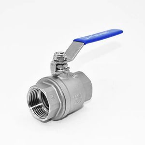High Temperature Resistant Stainless-Steel 2PC Ball Valve for Gas Supply
