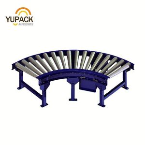 Automatic Customeried Motoried Curved Roller Conveyor