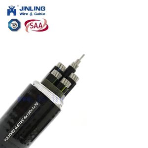 0.6 1kv Na2xby Aluminum Alloy Conductor Electric Cable Sta Armoured Cable
