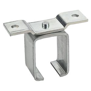 Metal Stamping Parts Hanging Door Track Zinc Plated Fixed Wall Fixing Bracket