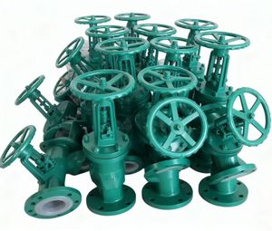 Carbon Steel PTFE-Lined Acid-Alkali Globe Valve Chemical Field Universal