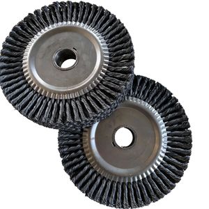 Coarse Twisted Stainless Steel Wire Wheel Brush for Rust Removal
