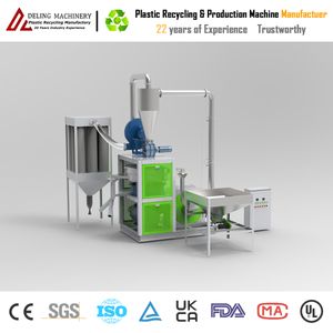 High-Speed Dl-500 PVC Blade Disc Milling Powder Machine Grinder Pulverizer for Crushing Grinding Recycling Waste Plastic PVC Plate Profile Door Window Scrap
