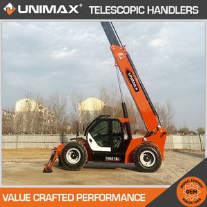 Unimax Th4010u Th4514u Th3507u 4t 4.5t 3.5t 10m 14m 7m Telescopic Boom Forklift Truck Reach Fork Forklift with Boom Largest Telehandler Compact Mini Telehandler