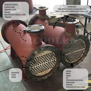 Shell and Tube Heat Exchanger Condenser and Evaporator Sea Water Condenser
