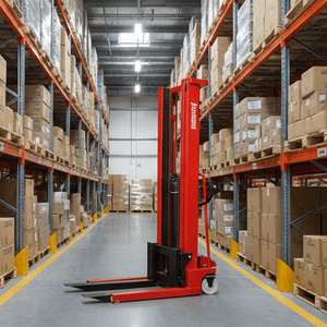 1ton 1.6m Hand Pallet Truck Stacker Hydraulic Manual Forklift