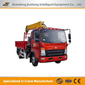 Straight Arm Cranes 6.3 Ton Hydraulic Crane Car Truck-Mounted Crane