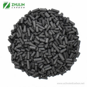 4mm Coconut Coal Based Special Columnar Extruded Pellet Column / Granular Activated Carbon Made by Coal Impregnated with KOH, Ki, Naoh, Copper, ASTM Standard