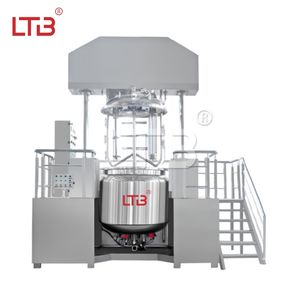 Stainless Steel Lifting Toothpaste Cosmetics Cream Products Dispersion Heating Vacuum Emulsifying Homogenizer Mixer Blender Maker Equipment