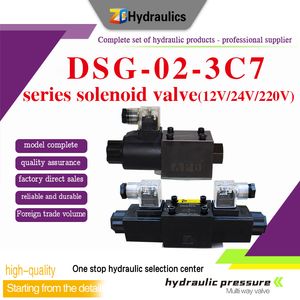 Versatile DSG-02-3c7 Solenoid Valve Factory Direct Sales Hydraulic Control Valve