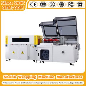 Packing Wrapping Machine PE/POF Film Heat Shrink Tunnel Side/L Type/Sleeve Sealer High Speed Shrink Wrapping Machine for Washers/Gears/ Belt Wheels Factory