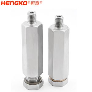 Hengko Flame Arrestor Stainless Steel Gas Safety Device Check Valves Flammable Gas Hydrogen Flashback Arrestor for Oxy-Acetylene