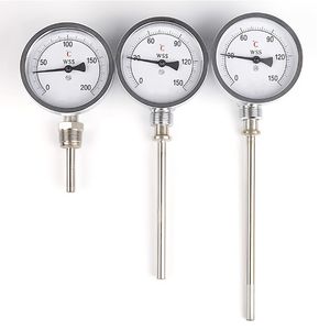 Stainless Steel Digital Industrial Temperature Gauge Bimetal Thermometer