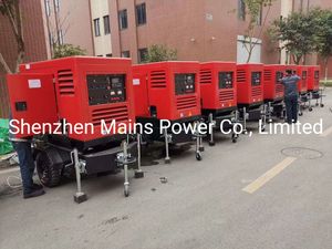 66kVA Power Cummins Diesel Generator Mc66D5m Mobile Trailer Generator 66kVA