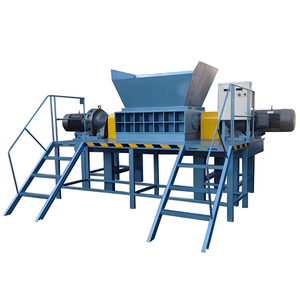 Customized Robust Double Shaft Shredder for High-Performance Scrap Metal Processing