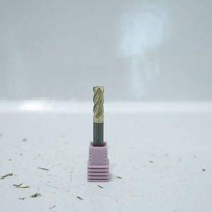Gold-Coated Solid Carbide General CNC Machining End Mill Cutter