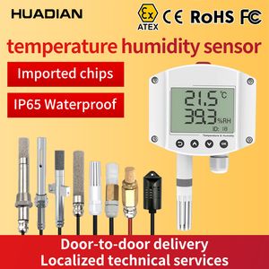 Humidity and Temperature Sensor Humidity and Temperature Meter Digital Temperature and Humidity Meter Remote Temp Sensor RS485