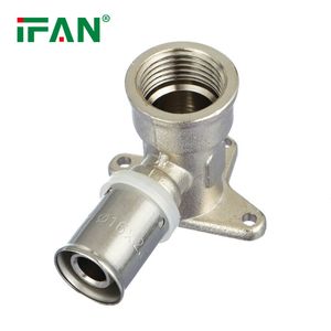 Ifan ASTM F877 Free Sample Brass Pex Fittings 16-20mm Seated Elbow Pex Pipe Fittings