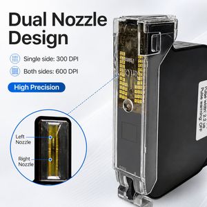 12.7mm Half Inch Tij 2.5 Ink Cartridge Fast Dry Solvent Water Based Ink for Iut300 Up300 Series Tij Printer