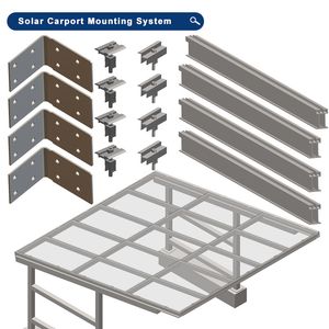 Solar Carport with Charging Station Photovoltaic Car Parking Mounting Structure