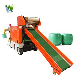 Dual-Wrapping Round Baler Pine Straw Grass Roll Baler Low Consumption Crushing Baling Machines Agriculture