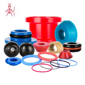 Zhongde Customized Mould OEM Design Rubber Items / Color Rubber Parts