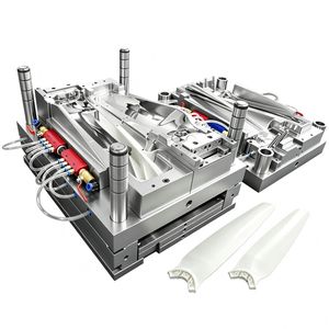 Durable Housing Parts with Different Fan Design H13HRC48-52 Mold Steel 1*2 PC Fan Blade Injection Mould