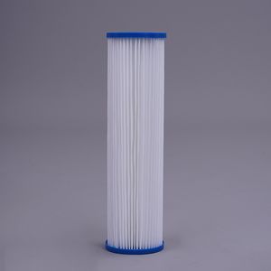 5 Micron 68 mm 115 mm PP Pet Washable Water Filter Cartridge Polyester Pleated Filter