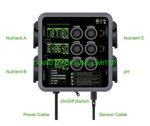 Hydroponics Kit Digital Nutrient Controller and Pump Set