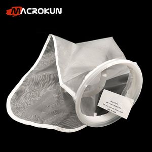 Nylon Monofilament Plastic Ring Mouth Industrial Water Liquid Filter Mesh Bag