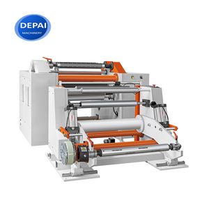 Mini BOPP Tape Spandbond Thermal Paper Roll Label Adhesive Sticker Slitting Cutting Machine with Turret Rewinding