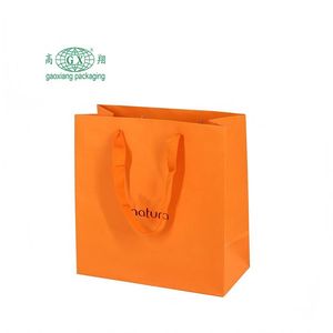 Custom Boutique Luxury Paper Bag Colorful Kraft Shopping Packaging Gift Paper Bags