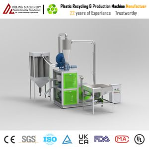 Automatic Dl-500 Blade Disc Plastic Grinder Pulverizer for Shredding Crushing Milling Recycling Waste Crushed PVC Pipe Profile Furniture Shell Chips to Powder