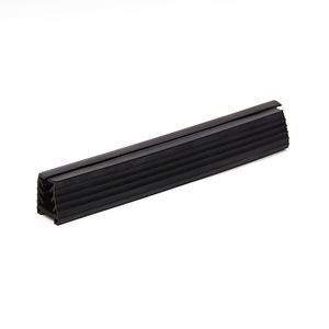 Multi - Ribbed Corner Black Rubber Seal Strip for Industrial Equipment & Edge Protection