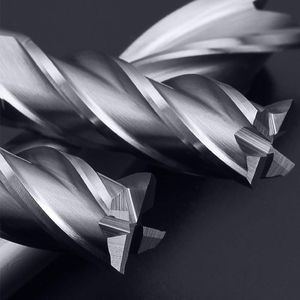 Carbide 4 Flutes Flat End Mill Milling Cutter 4 Flutes CNC Lathe Machine Solid Carbide Endmill